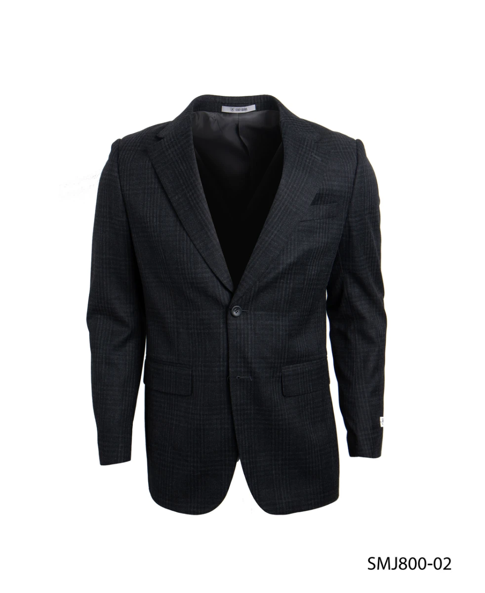 Stacy Adams Men's Hybrid Fit Sport Coat - Glen Check 4 Stacy Adams Men's Hybrid Fit Sport Coat - Glen Check - Image 2