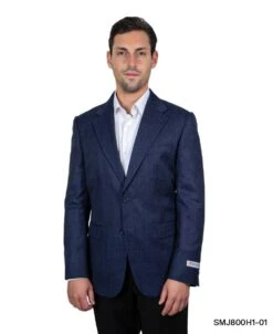 Stacy Adams Men's Hybrid Fit Sport Coat - Glen Check