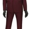 Vinci Men's 2 Piece Wool Feel Slim Fit Tuxedo - Flat Front Pant
