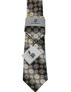Statement Classic Tie Set- Unique Geometric Design
