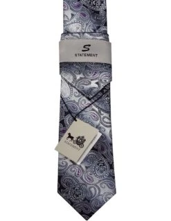 Statement Classic Tie Set- Textured Jacquard -Stylish Men's Formal Wear t214 6