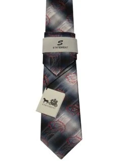 Statement Classic Tie Set- Gradient Stripes -Stylish Men's Formal Wear t216 6