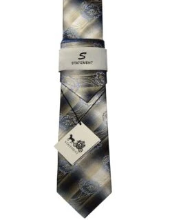 Statement Classic Tie Set- Gradient Stripes -Stylish Men's Formal Wear t216 7