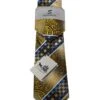 Statement Classic Tie Set- Checker Stripe -Stylish Men's Formal Wear t225 1