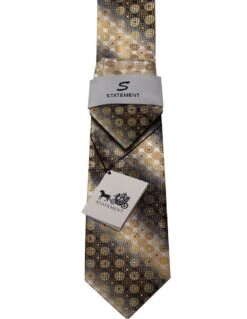 Statement Classic Tie Set- Circle Dot Pattern