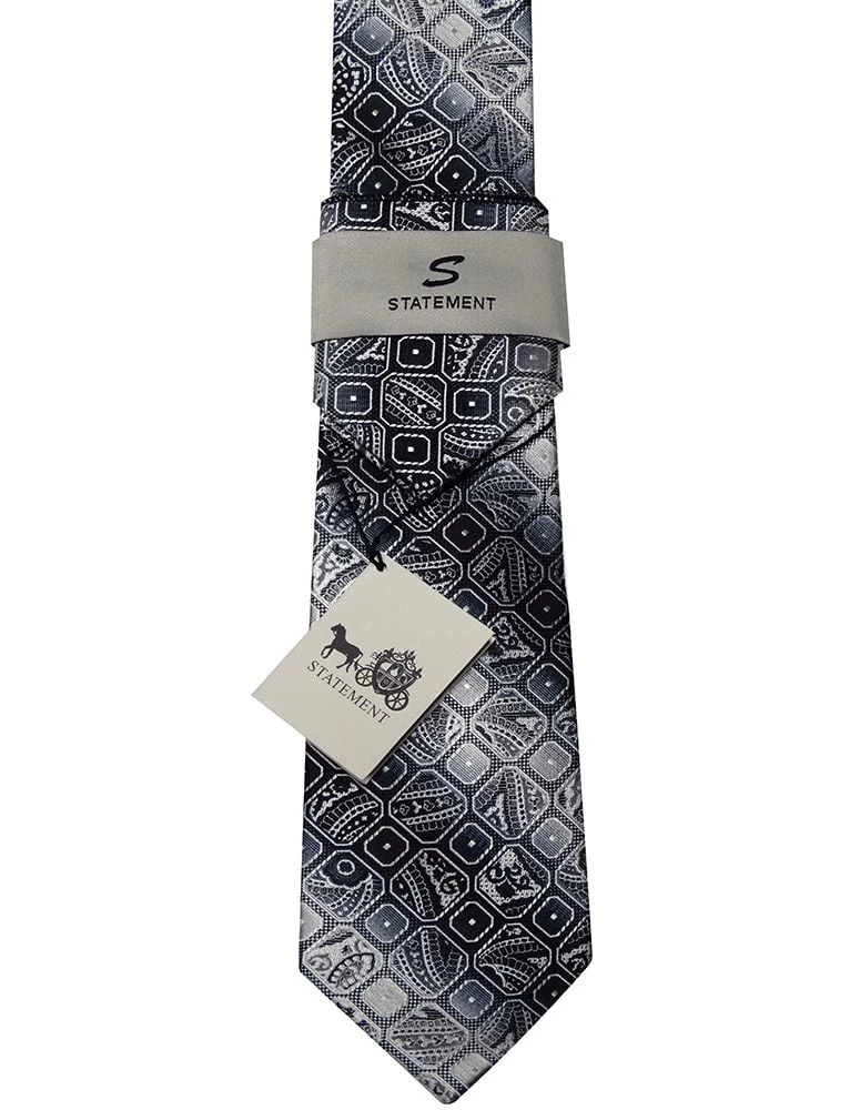 Statement Classic Tie Set- Abstract Checker 4 Statement Classic Tie Set- Abstract Checker - Image 2