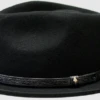 Bruno Capelo Men's Wool Hat - Crown Fedora 2 Bruno Capelo Men's Wool Hat - Crown Fedora -Stylish Men's Formal Wear toledo black black