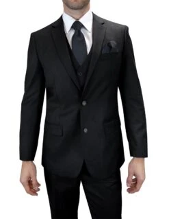 Statement Men's 100% Wool 3 Piece Suit - Bold Colors