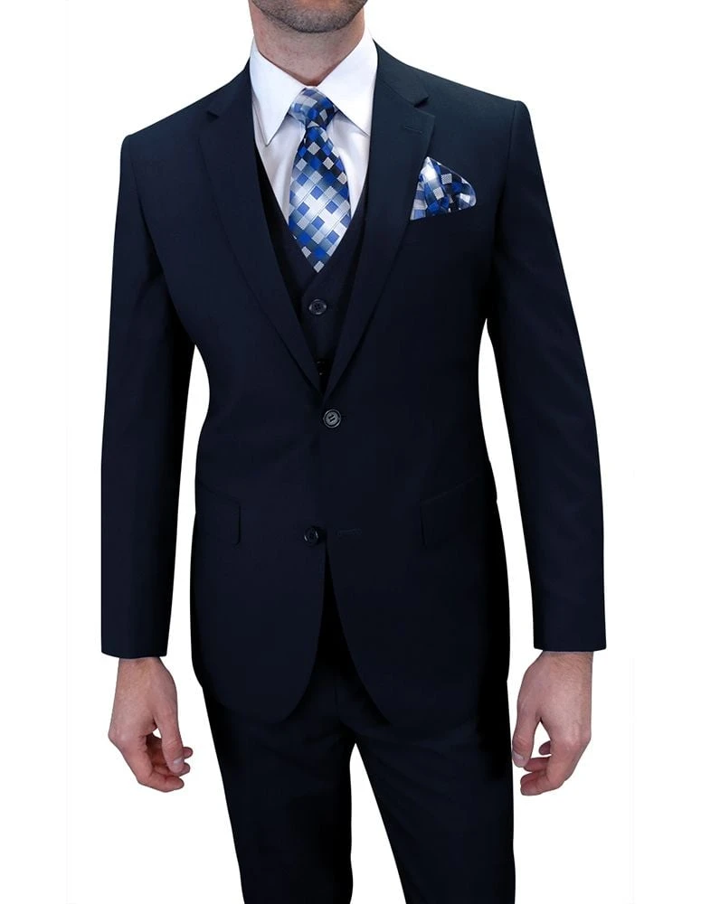Statement Men's 100% Wool 3 Piece Suit - Bold Colors 7 Statement Men's 100% Wool 3 Piece Suit - Bold Colors - Image 5