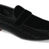 After Midnight Men's Fashion Dress Shoe - Geometric Pattern -Stylish Men's Formal Wear vincent black black