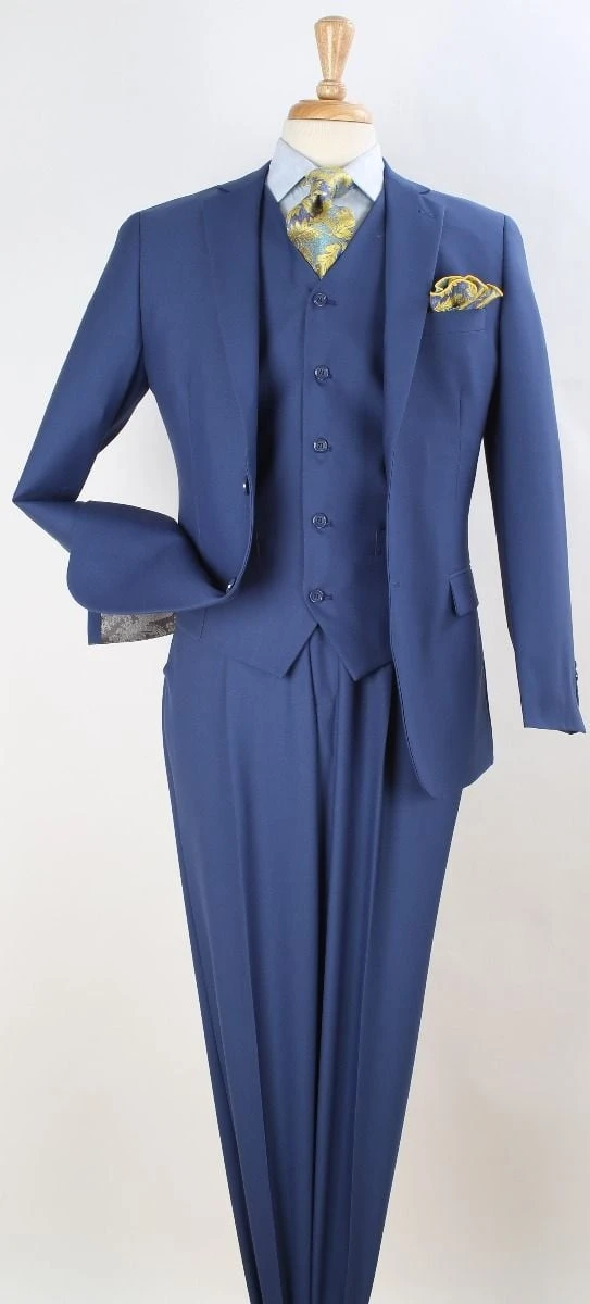 Apollo King Men's Outlet 100% Wool Suit - Classic Executive 2 Apollo King Men's Outlet 100% Wool Suit - Classic Executive