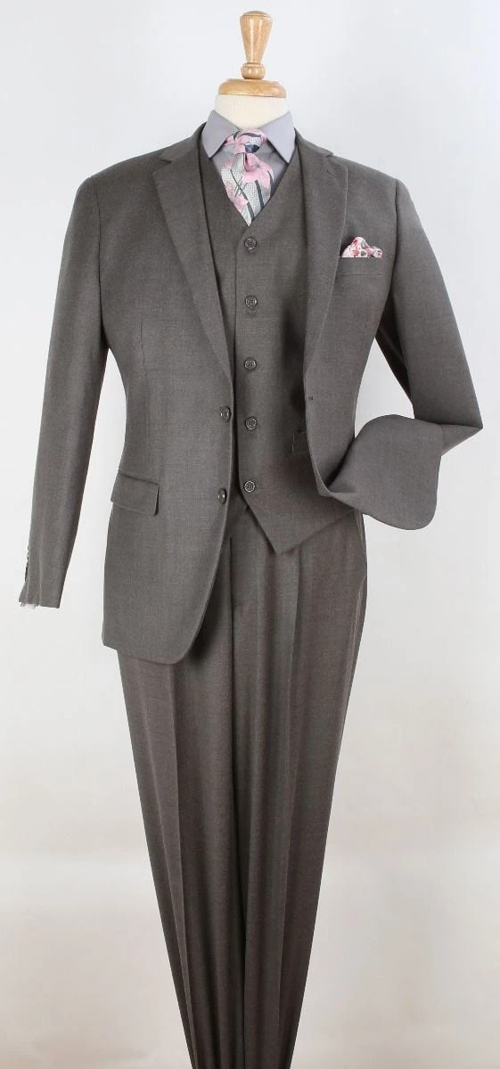 Apollo King Men's Outlet 100% Wool Suit - Classic Executive 6 Apollo King Men's Outlet 100% Wool Suit - Classic Executive - Image 5
