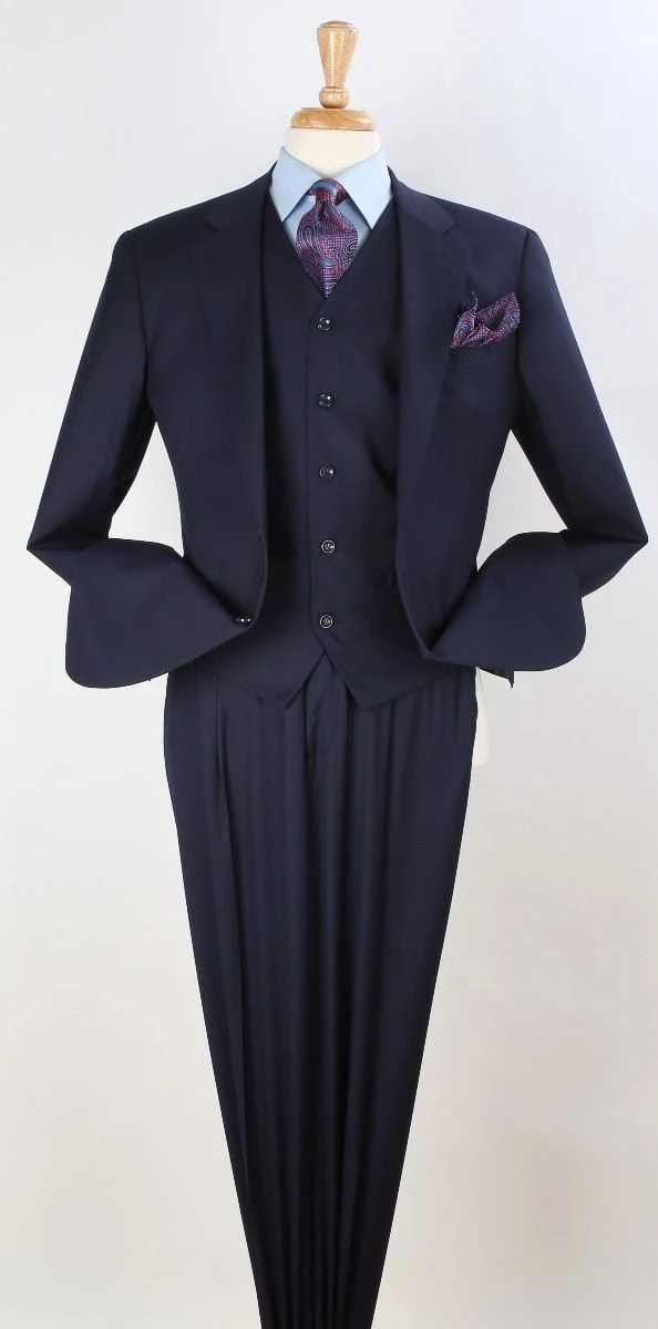 Apollo King Men's Outlet 100% Wool Suit - Classic Executive 7 Apollo King Men's Outlet 100% Wool Suit - Classic Executive - Image 6