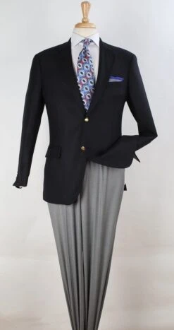 Apollo King Men's Outlet 100% Wool Sport Coat - Luxurious Blazer