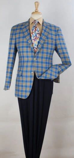 Apollo King Men's Outlet 100% Wool Sport Coat - Luxurious Blazer -Stylish Men's Formal Wear wb3 20 1