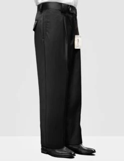 Statement Men's 100% Wool Pant - Pleated Wide Leg