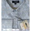 Statement Men's Long Sleeve Woven Shirt - Jacquard Two Tone -Stylish Men's Formal Wear ws 101 aqua