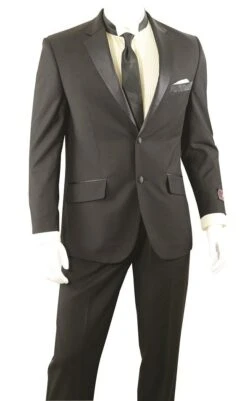 Vittorio St. Angelo Men's 2 Piece Tuxedo - Classic Fit Jacket